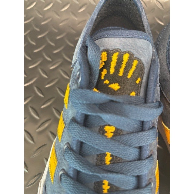 Adidas Matchcourt x Hardies Mens Skateboarding Sneakers BB8551 Blue Yellow sz 107
