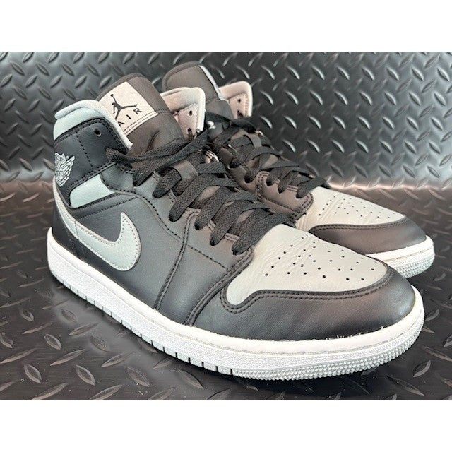 Jordan 1 Mid Shadow Black Particle Grey BQ6472-007 Womens sneakers size 10.51