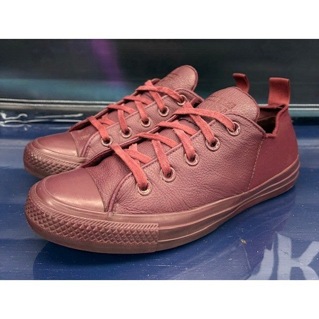 Converse Chuck Taylor Maroon Leather Stretch 553382C Womens sneakers size 70