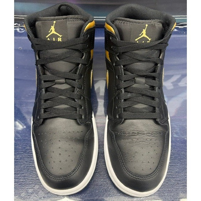 Jordan 1 Mid Black Metallic Gold (2024) DQ8426-071 mens sneakers size 9.54