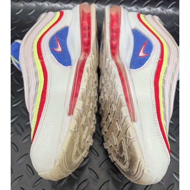 Nike Air Max 97 Corduroy White Womens Sneakers size 10.5 or mens size 9 or 9.55
