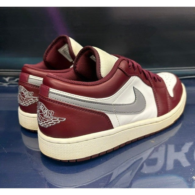 Jordan 1 Low White Bordeaux (2022) 553558-615 Mens sneakers size 103