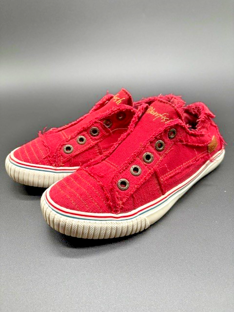 Blowfish Malibu Womens Size 8 Jester Red Buzz Slip On Casual Sneaker Shoes0