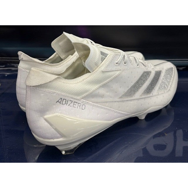 Adidas Adizero Electric White Silver IE4374 Mens Football Cleats size 152