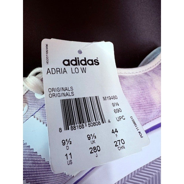 Adidas Originals Adria Low M19480 Mens Sneakers size 9.5 White Purple6