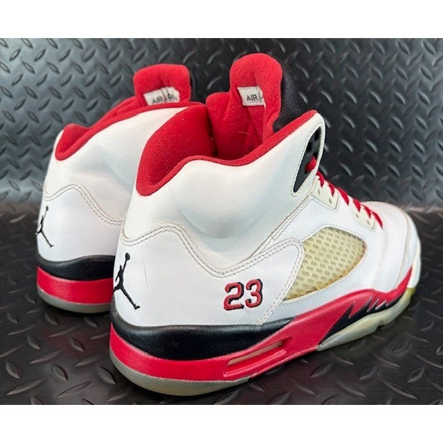 Jordan 5 Retro Fire Red Black Tongue (2013) 136027-120 Mens sneakers size 102