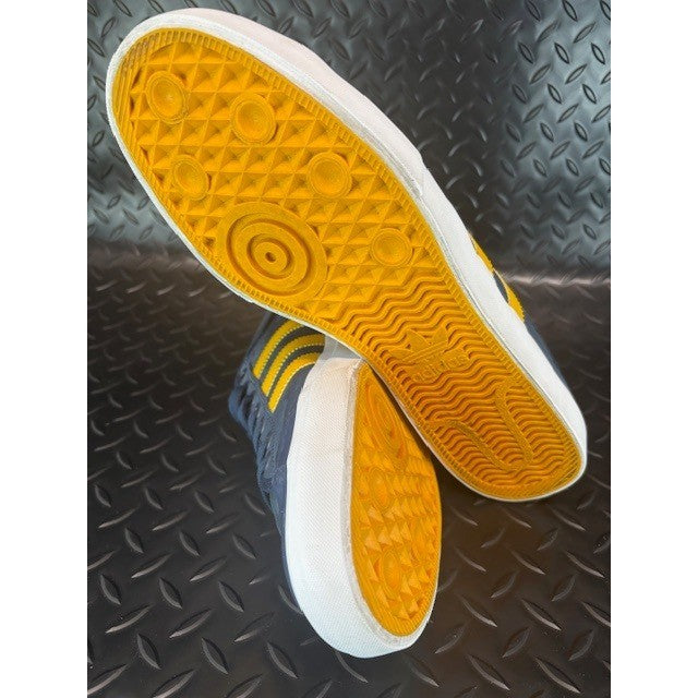 Adidas Matchcourt x Hardies Mens Skateboarding Sneakers BB8551 Blue Yellow sz 106