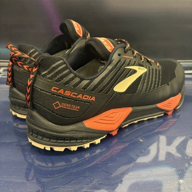 Brooks Cascadia 13 Black Orange Cream (2018) 1102841D037 Mens sneakers size 11.52