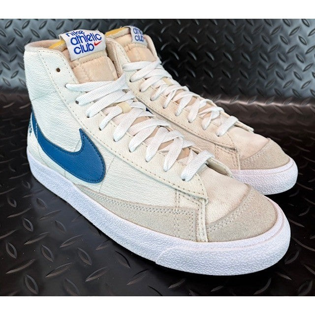 Nike Blazer Mid 77 Athletic Club White Marina Womens Leather sneakers size 9.51