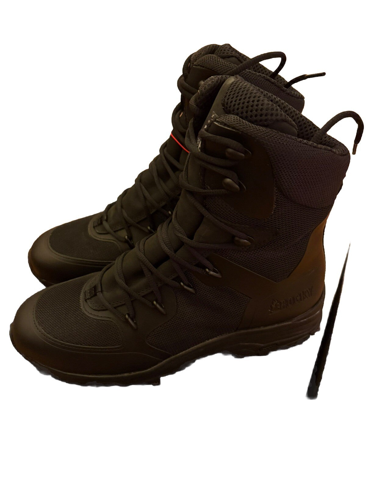 Rocky Code Blue 8” Public Service Mens Black Leather Tactical Boots Size 11.5 M0