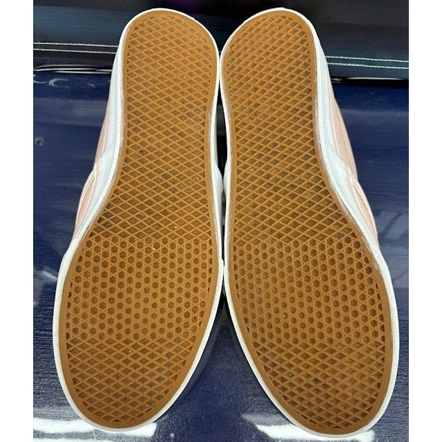 Vans Classic OTW Peach Leather White 721356 Womens slip-on sneakers size 8.56