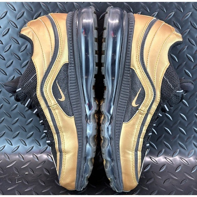 Nike Air Max 24/7 Metallic Gold Black 397252-015 Mens sneakers size 95