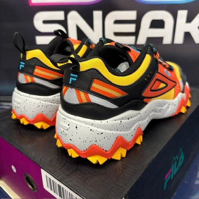 Fila Oakmont Trail Yellow Black Red (2021) 1JM01747-704 Mens sneakers size 82