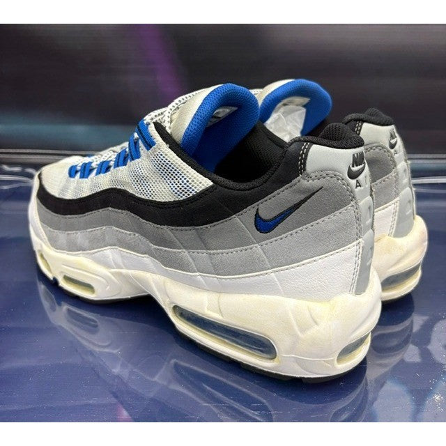 Nike Air Max 95 White Hyper Cobalt Blue (2014) 609048-108 Mens sneakers size 124