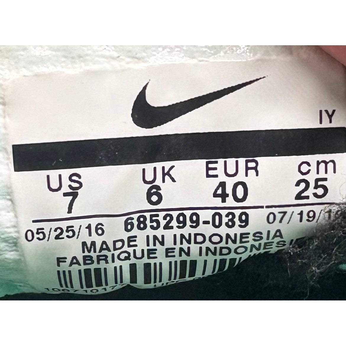 Nike SB Stefan Janoski Max Black Mint Skateboarding Shoes Sneakers Mens size 77
