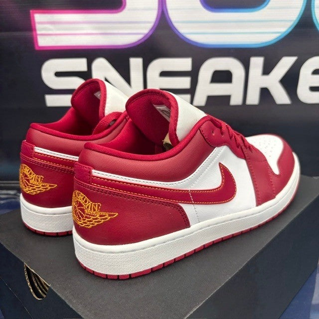 Jordan 1 Low Cardinal Red (2022) 553558-607 Mens sneakers size 11.52