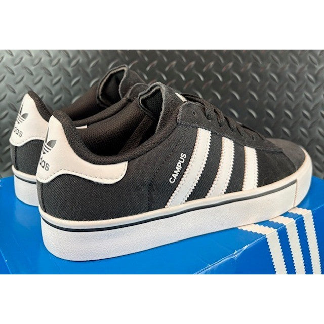 Adidas Originals Campus Vulc J Black White Gum IH8038 Mens sneakers size 72