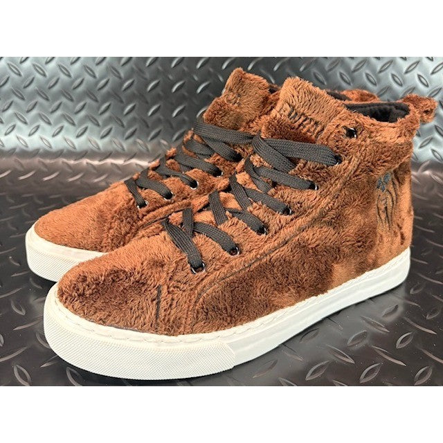 Star Wars Chewbacca Brown Furry Face High Top Sneakers Lucas Films womens size 80