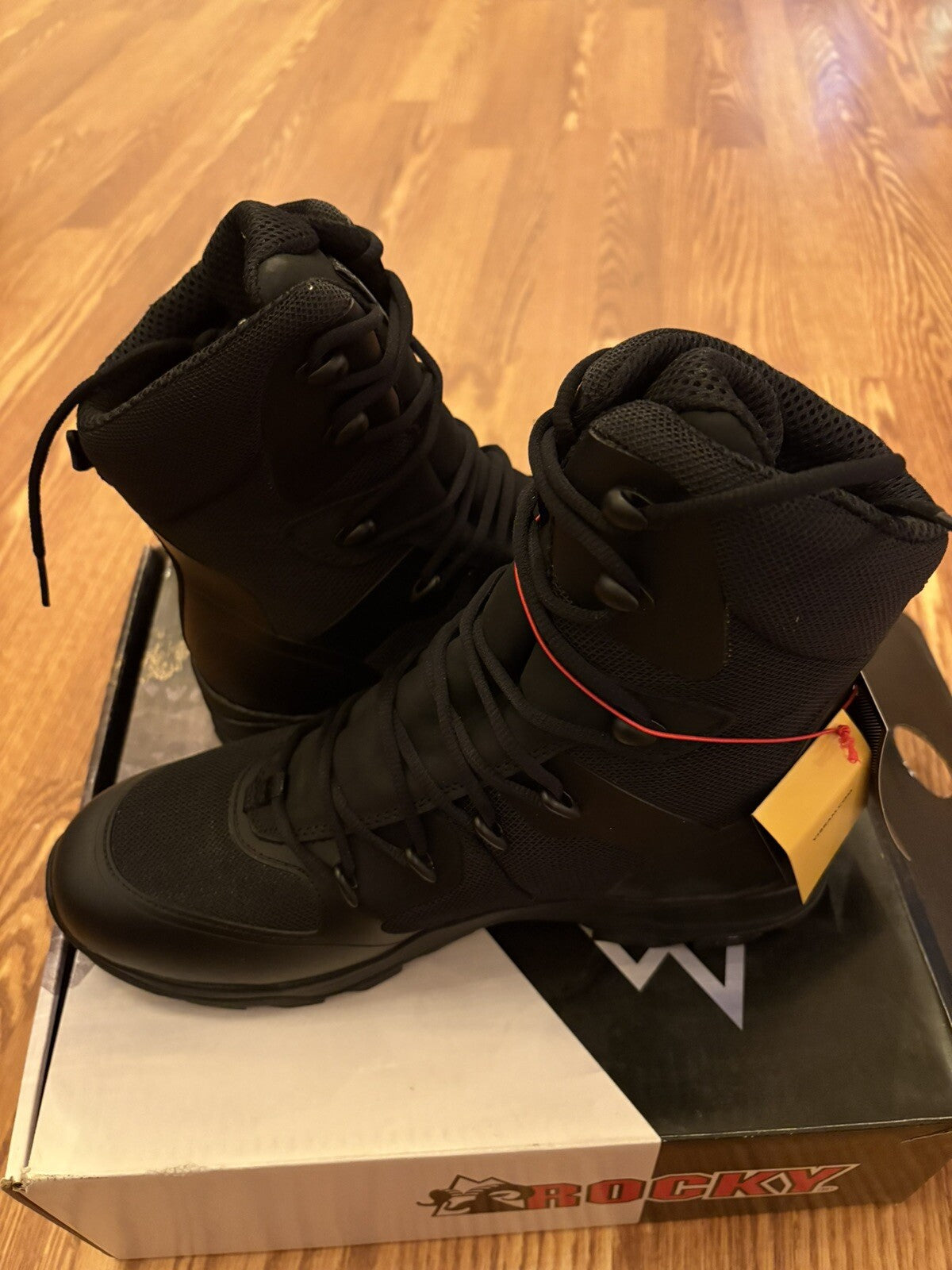 Rocky Code Blue 8” Public Service Mens Black Leather Tactical Boots Size 11.5 M2