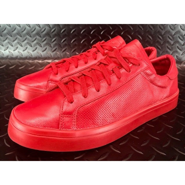 Adidas Court Vantage Adicolor Scarlet Red Mens Sneakers Shoes size 110
