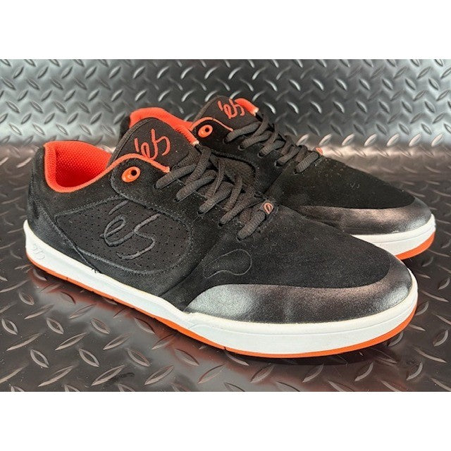 eS Swift 1.5 Mens Skateboarding Shoes Black Orange Sneakers Size 9.51