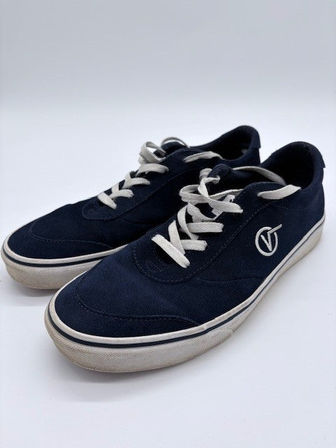 Vans Sport Vulc Suede Mens size 10 Causal shoes Dark Blue Low Top V Logo0