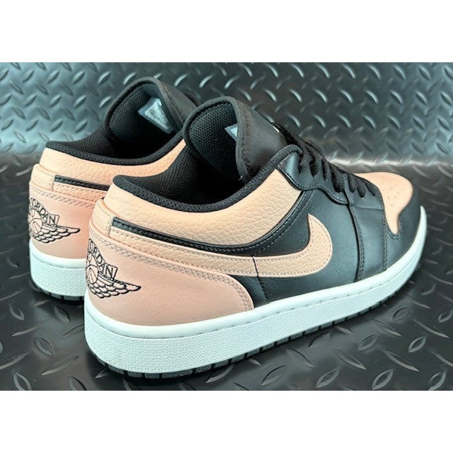 Jordan 1 Low Black Arctic Orange-White 553558-034 Mens sneakers size 9.52