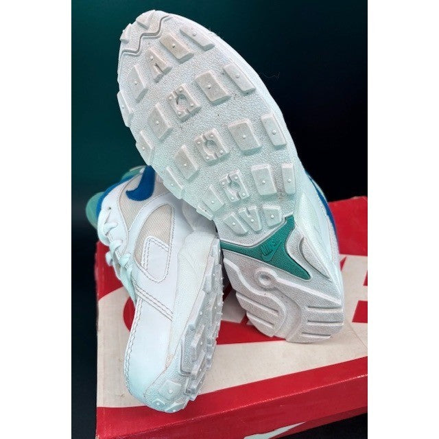 Vintage Nike Ceres Pantheon 1995 White Blue Green mens size 8.57